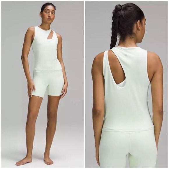LULULEMON Shoulder Cut Out Yoga Tank Top NWT - Picture 1 of 9